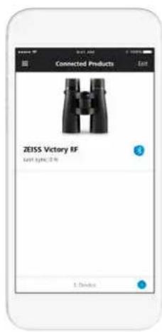 Connected Products ZEISS Victory RF Last type: 0.9 1 Device