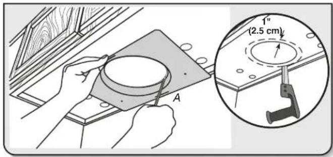 MAYTAG WVU17UC0JS - Mark and Cut Vent Opening - 1