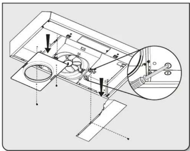 MAYTAG WVU17UC0JS - Préparation de la hotte - 1