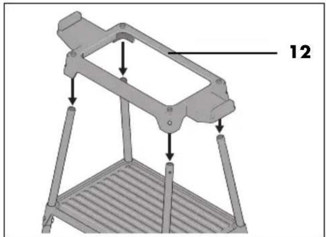 SILVERCREST SEGS 2200 A1 - Montage comme apparéil sur pieds - 4