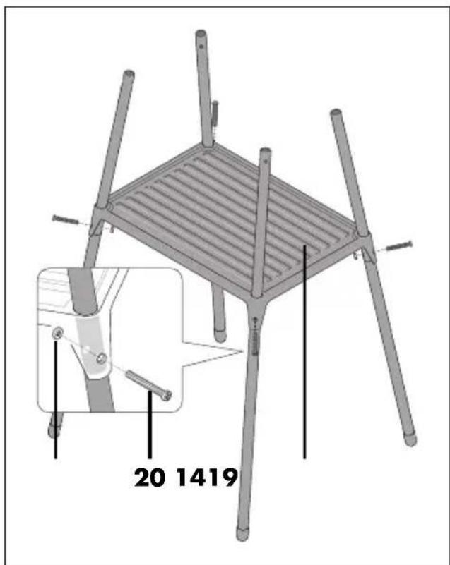 SILVERCREST SEGS 2200 A1 - Assembly as a freestanding device - 3