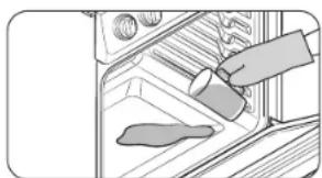 SAMSUNG NE63BB871112AC - How to set the oven for steam-cleaning - 1