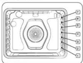 SAMSUNG NE63BB871112AC - Uso de las parrillas del horno - 1
