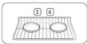 SAMSUNG NE63BB871112AC - Rack and Pan placement - 1
