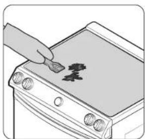 SAMSUNG NE63BB871112AC - Removing heavy, burned-on residue - 1
