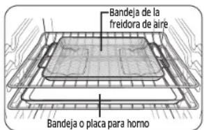 SAMSUNG NE63A6515SS - Cómo programar el horno para el modo Freidora de aire - 1