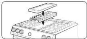 SAMSUNG NX60BB871112AA - Griddle - 1