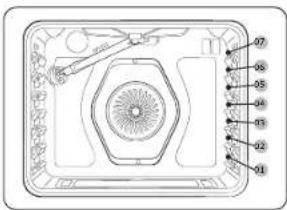 SAMSUNG NX60BB871112AA - Utilisation des grilles de cuisson - 1