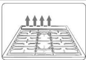 SAMSUNG NX60BB871112AA - Oven vent/cooling vent - 1