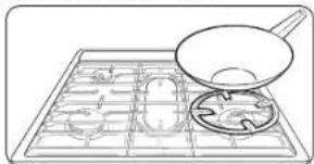 SAMSUNG NX60BB871112AA - Grille du Wok - 1