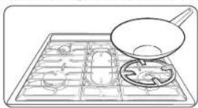 SAMSUNG NX60BB871112AA - Wok grate - 1