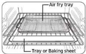 SAMSUNG NX60BB871112AA - How to set the oven for Air Fry mode - 1