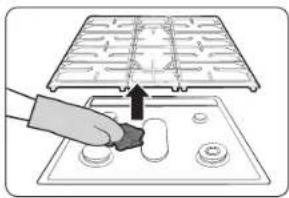 SAMSUNG NX60BB871112AA - Surface de la table de cuisson - 1