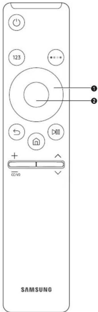 SAMSUNG BE55A - Apie nuotolinio valdymo pulto mygtukus - 1