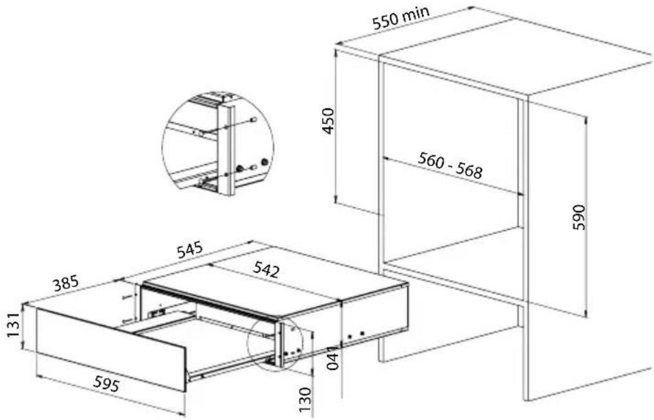 Pelgrim ACL624MAT - Encastrement - 1