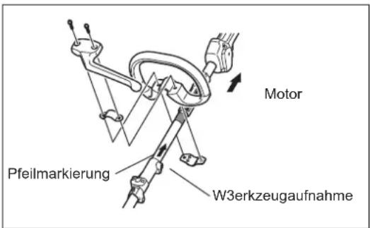 DOLMAR CS246.4C - Montieren des Bügelgriffs - 2