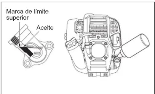 DOLMAR CS246.4C - SUSTITUCIÓN DEL ACEITE DEL MOTOR - 6
