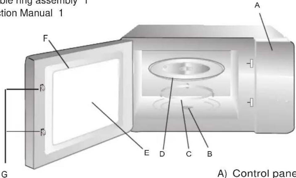 BERTAZZONI F457PROMWSX - Names of Oven Parts and Accessories - 1