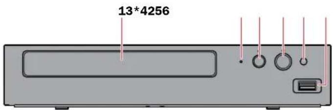 MAGNAVOX MBP6700P - Panneau avant - 1