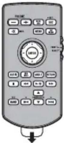 PIONEER AVHW4400NEX - Préparer la télécommande - 1