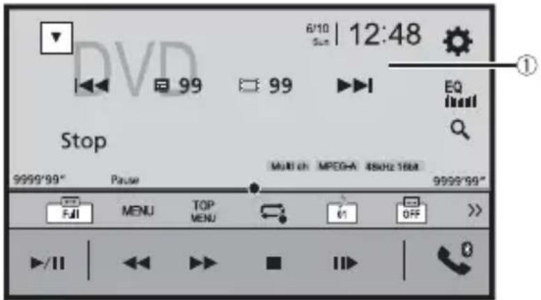 PIONEER AVH3400NEX - Ecran de source video 1 - 1