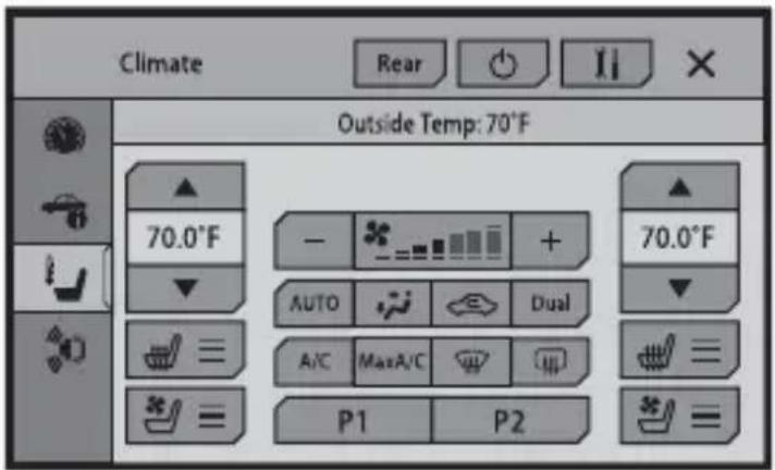 PIONEER AVH2440NEX - Écran de température - 1