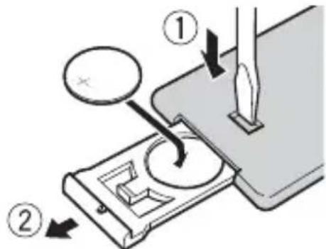 PIONEER DEHS1100UB - Cómo sustituir la bateria - 1