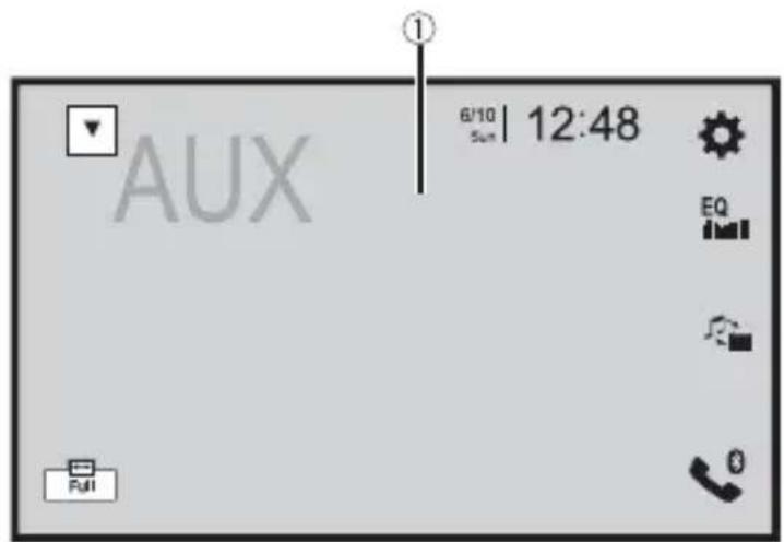 PIONEER AVH1400NEX - Ecran AUX - 1