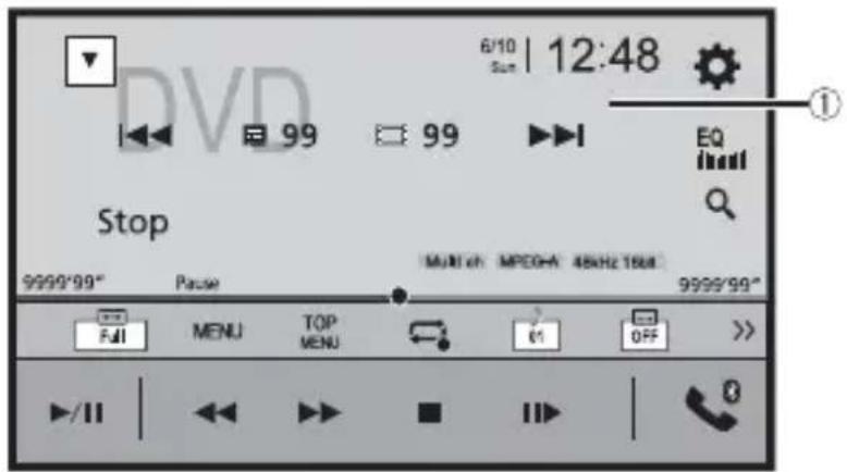 PIONEER AVH1400NEX - Écran de source video 1 - 1