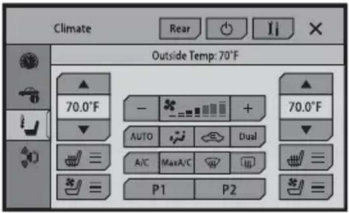 PIONEER AVH1400NEX - Écran de température - 1