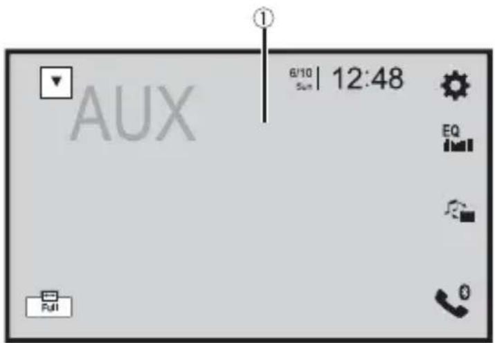 PIONEER AVH1440NEX - Écran AUX - 1