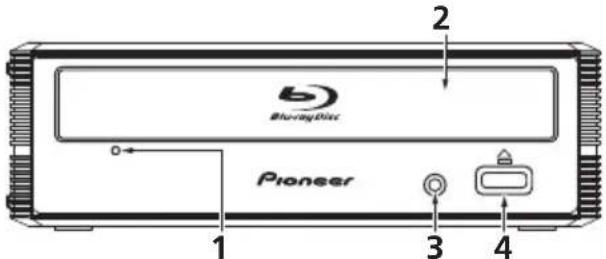 PIONEER BDRX12UBK - Vue avant - 1