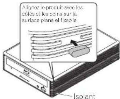 PIONEER BDRX12UBK - Pose des isolants (exemple de pose recommende) - 2