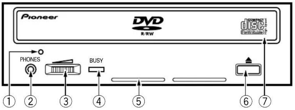 PIONEER DVR105 - VISTA FRONTAL - 1