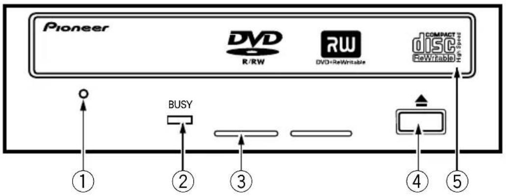 PIONEER DVR106 - VISTA FRONTAL - 1