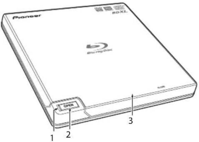 PIONEER BDRXD04 - Tiroir de chargement - 1