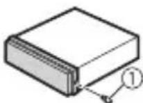 PIONEER DEHS6010BS - To secure the front panel - 1