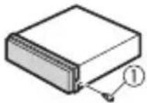 PIONEER DEHS6010BS - Para asegurar el panel frontal - 1