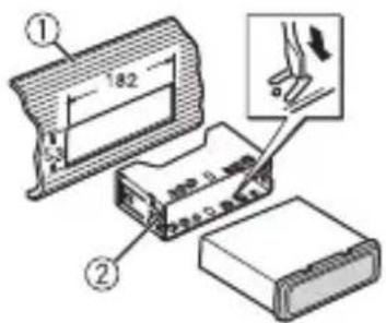 PIONEER DEHS6010BS - DIN mount installation - 1