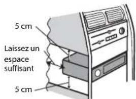 PIONEER AVH220EX - Remarques sur l'installation - 2