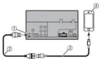 PIONEER AVH220EX - iPod/iPhone con conector Lightning - 1