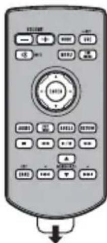PIONEER MVH2400NEX - Préparer la télécommande - 1