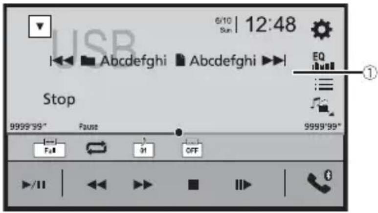 PIONEER MVH2400NEX - Écran de source video (Exemple : USB) - 1