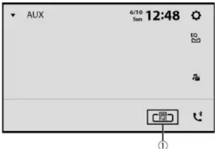 PIONEER DMHW4600NEX - Changer le mode grand écran - 1