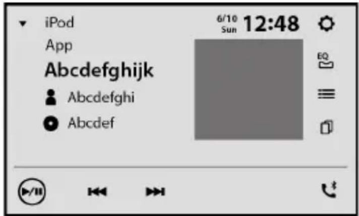 PIONEER DMHW4600NEX - Écran d'application iPhone - 1