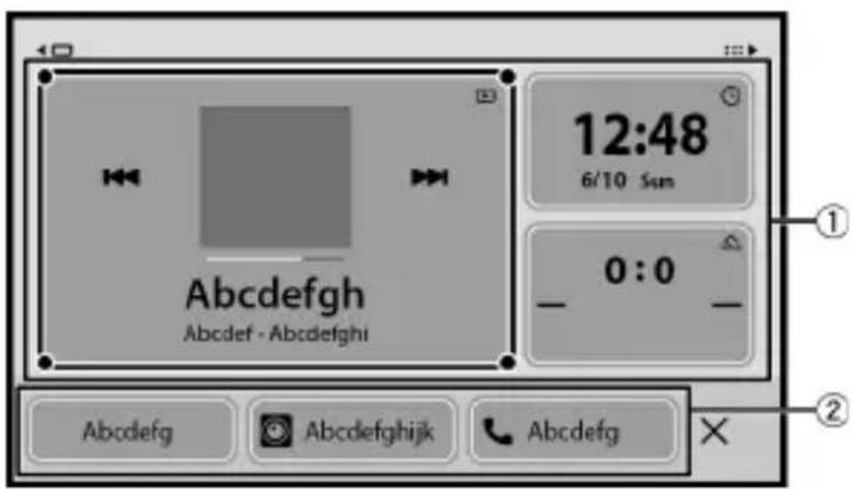 PIONEER DMHW4600NEX - Écran de personnalisation de widget - 1