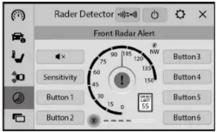 PIONEER DMHW4600NEX - Écran de détecteur de radar routier - 1