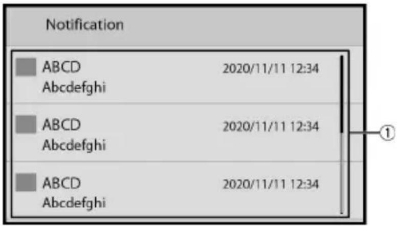 PIONEER DMHW4600NEX - Écran de notification - 1