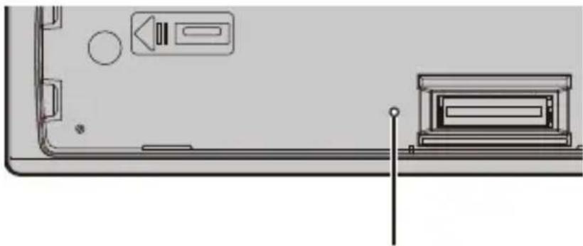 PIONEER DEHS6000BS - Presione el botón RESET con un instrumento puntiagudo de longitud superior a 8 mm. - 1