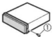 PIONEER DEHS6000BS - Pour fixer la face avant - 1